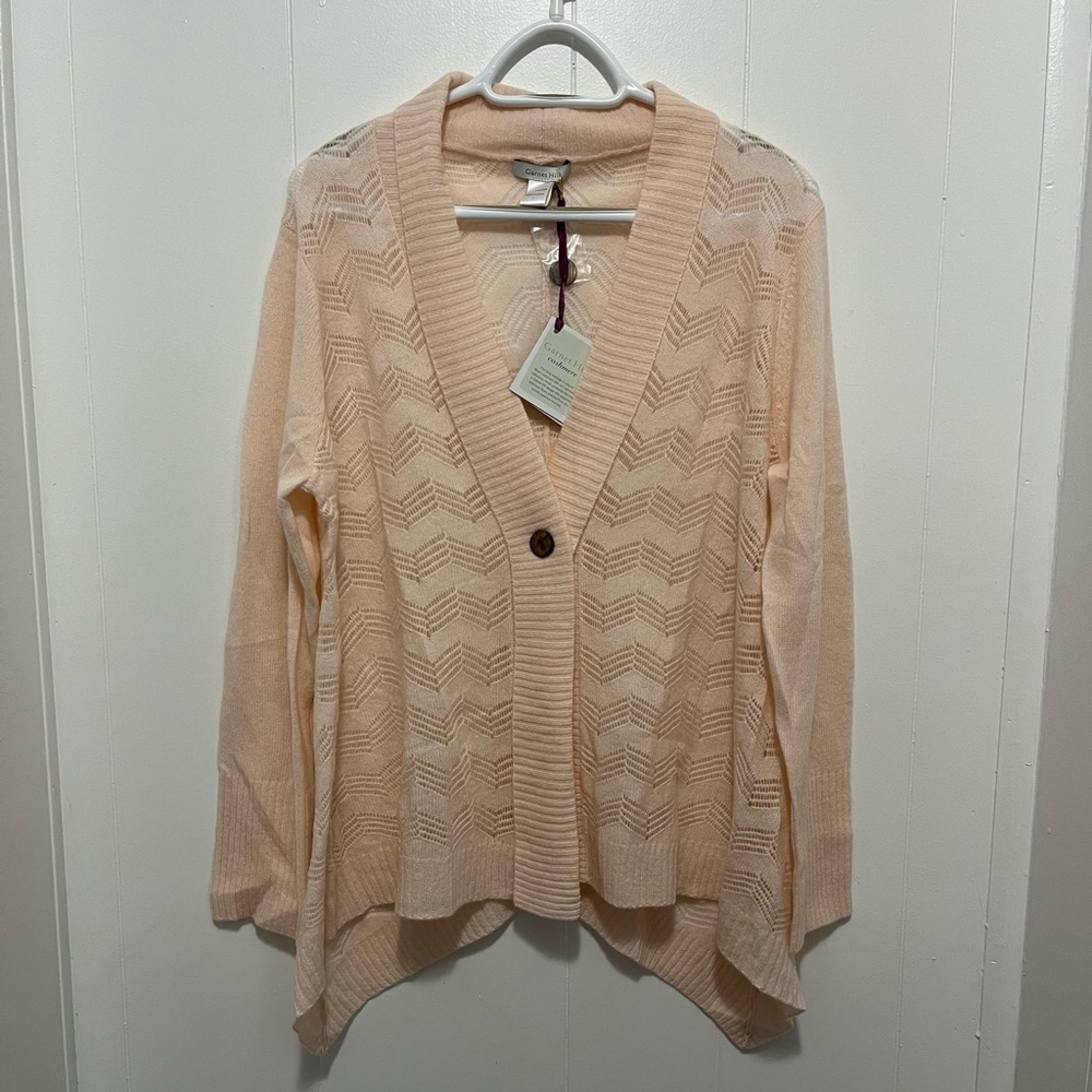 NEW Garnet Hill Cashmere sweater